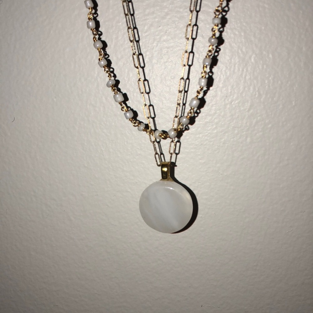 Glass Bead Necklace - Picture 4 of 5